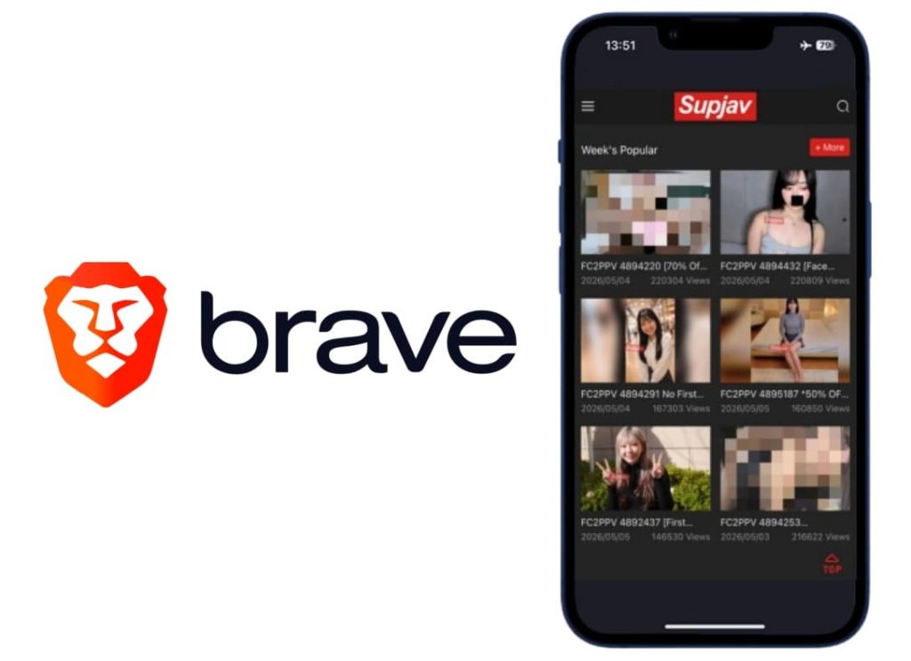 supjav-広告消す-スマホ-brave browser